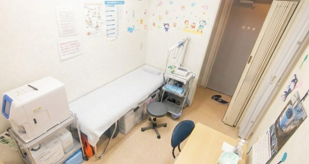 宮崎台の小児科・内科のみやまえファミリークリニックの第二診察室